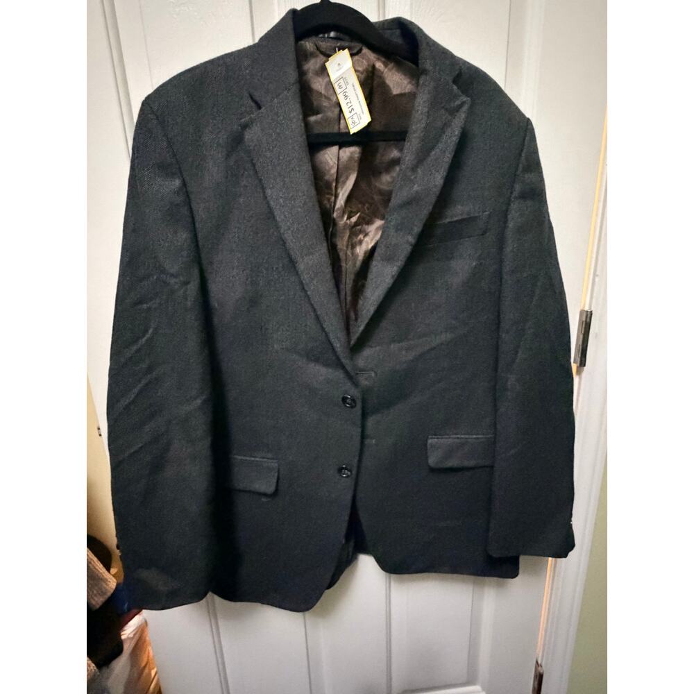 Lauren Ralph Lauren 100% Wool Blazer – Size 40R, Gray Tweed